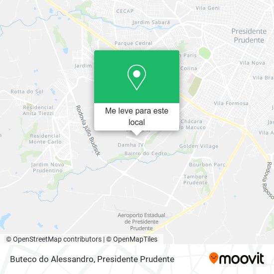 Buteco do Alessandro mapa
