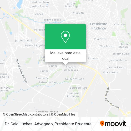 Dr. Caio Luchesi Advogado mapa