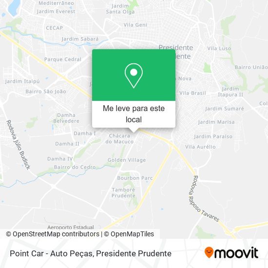 Point Car - Auto Peças mapa