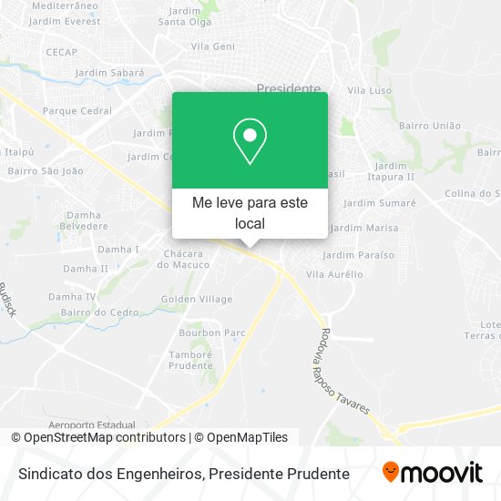 Sindicato dos Engenheiros mapa