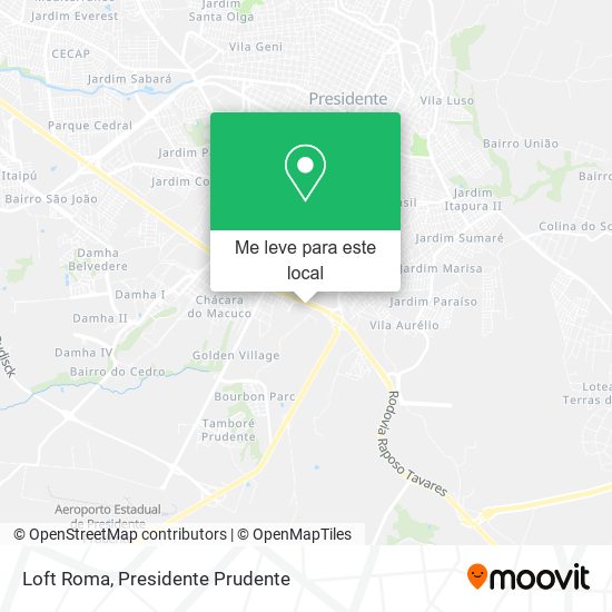 Loft Roma mapa
