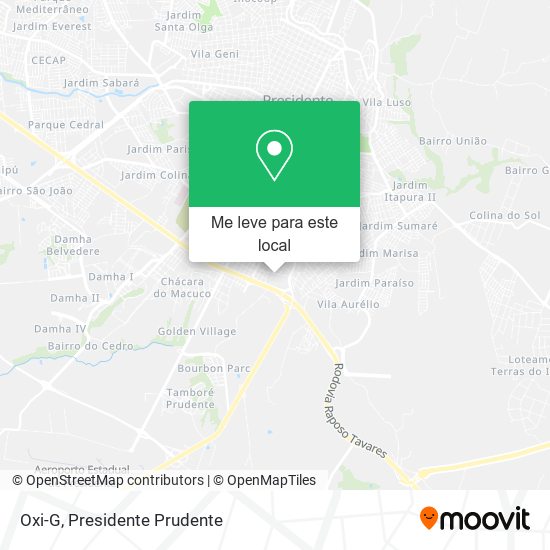 Oxi-G mapa