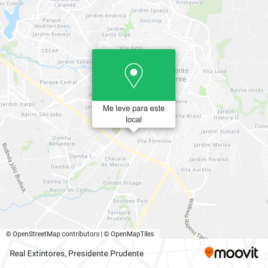 Real Extintores mapa