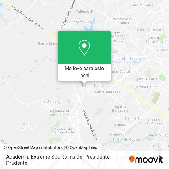 Academia Extreme Sports Inside mapa