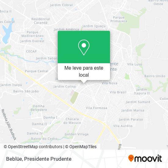 Beblüe mapa