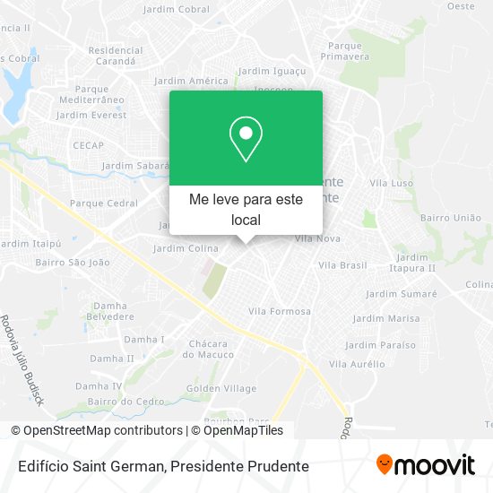 Edifício Saint German mapa