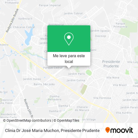 Clinia Dr José Maria Muchon mapa