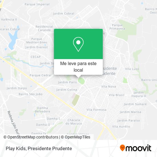 Play Kids mapa
