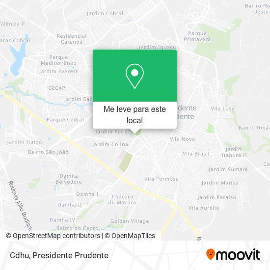 Cdhu mapa