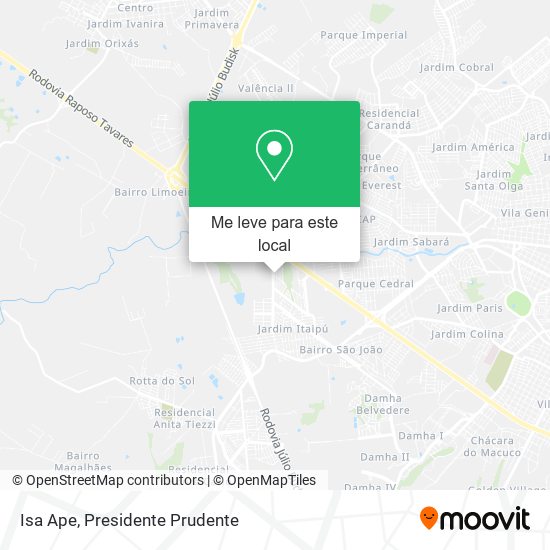 Isa Ape mapa