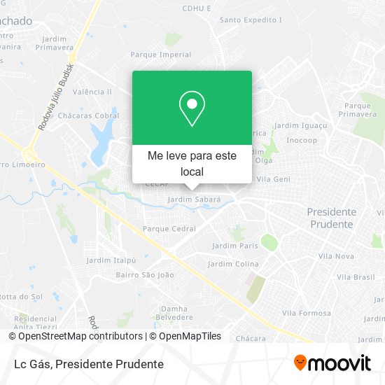 Lc Gás mapa