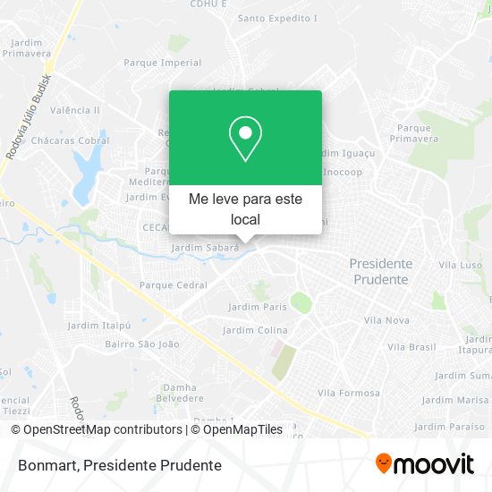 Bonmart mapa