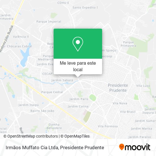 Irmãos Muffato Cia Ltda mapa