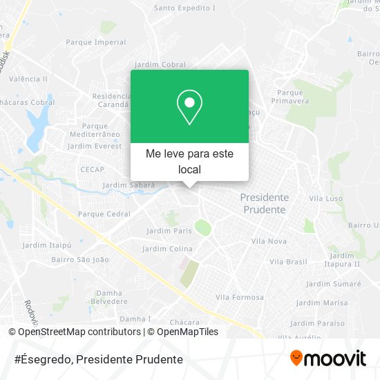 #Ésegredo mapa