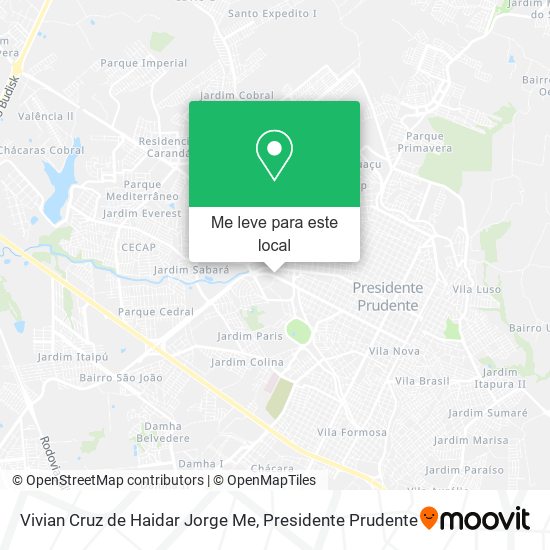 Vivian Cruz de Haidar Jorge Me mapa