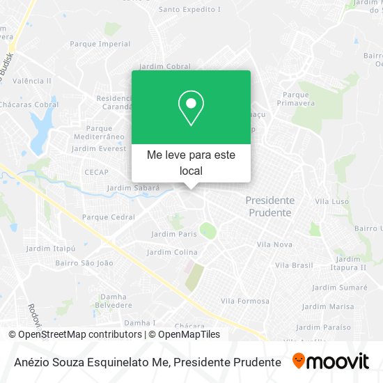 Anézio Souza Esquinelato Me mapa