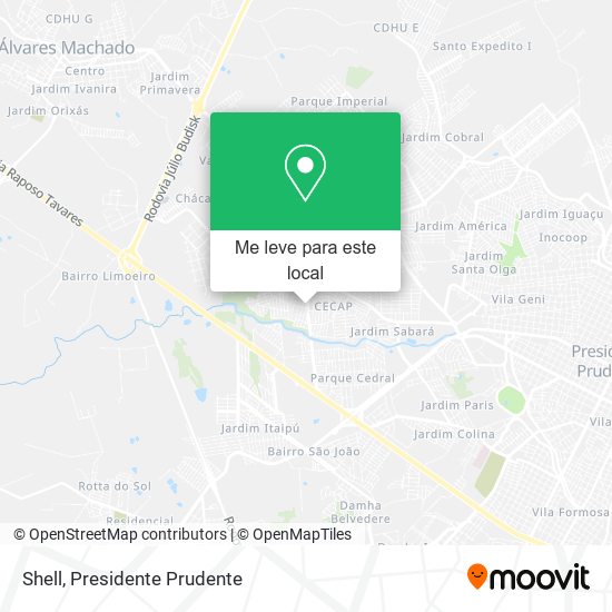 Shell mapa