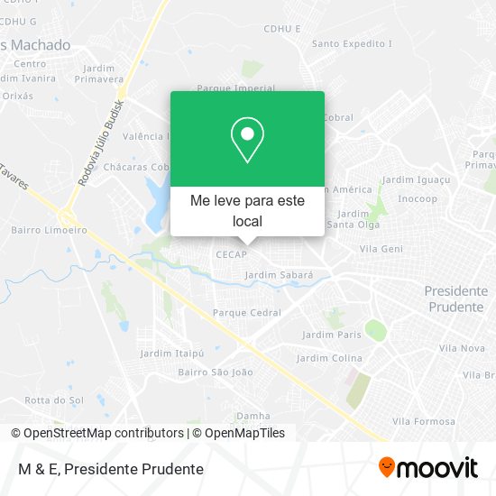 M & E mapa