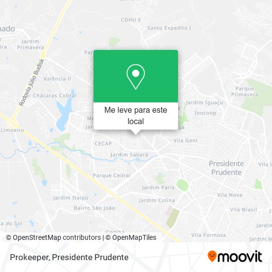 Prokeeper mapa
