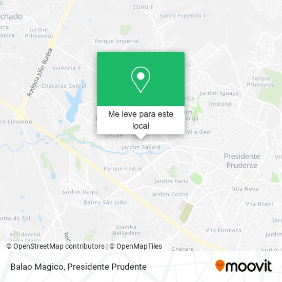 Balao Magico mapa