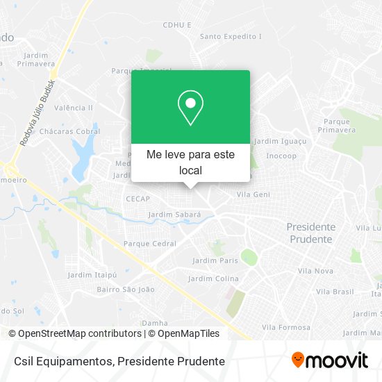 Csil Equipamentos mapa