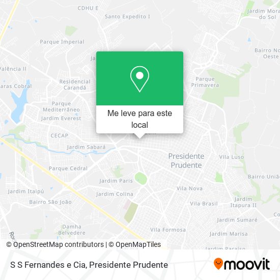 S S Fernandes e Cia mapa