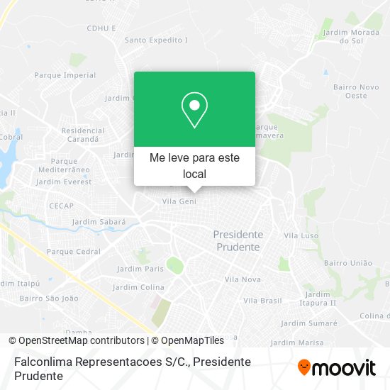 Falconlima Representacoes S/C. mapa