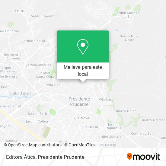 Editora Ática mapa