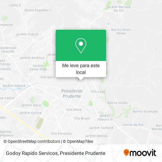 Godoy Rapido Servicos mapa