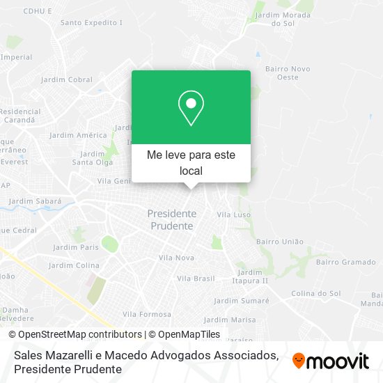 Sales Mazarelli e Macedo Advogados Associados mapa
