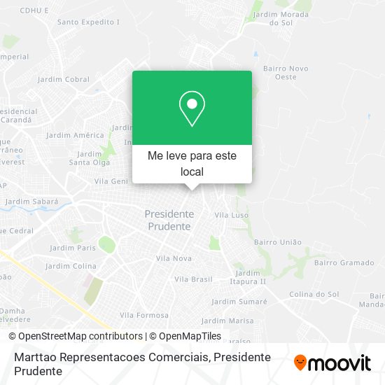 Marttao Representacoes Comerciais mapa