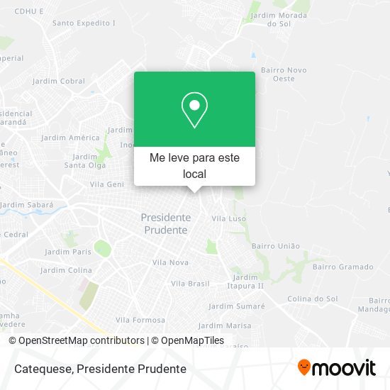 Catequese mapa