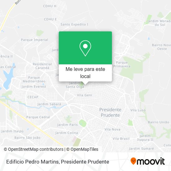 Edifício Pedro Martins mapa