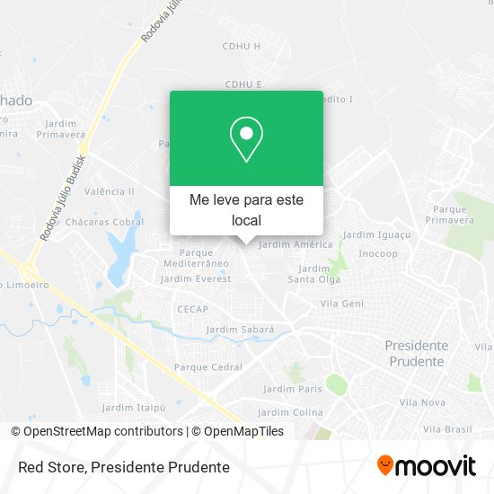 Red Store mapa
