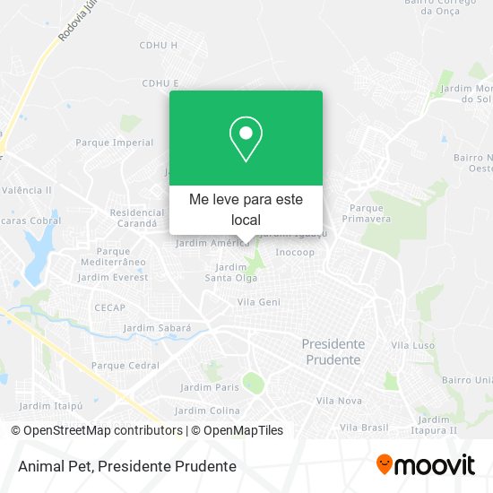 Animal Pet mapa