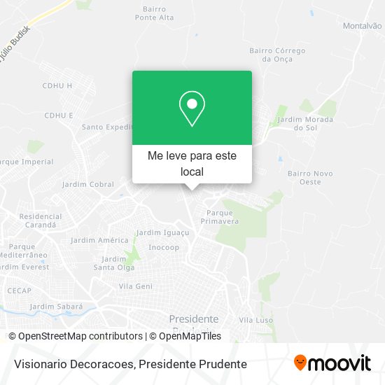 Visionario Decoracoes mapa