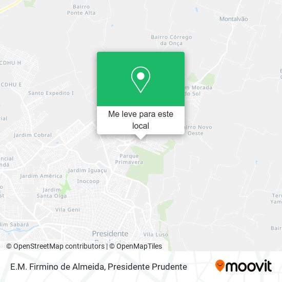 E.M. Firmino de Almeida mapa