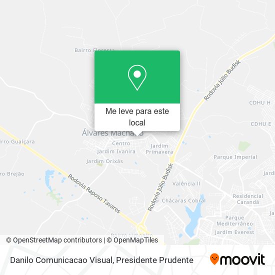 Danilo Comunicacao Visual mapa