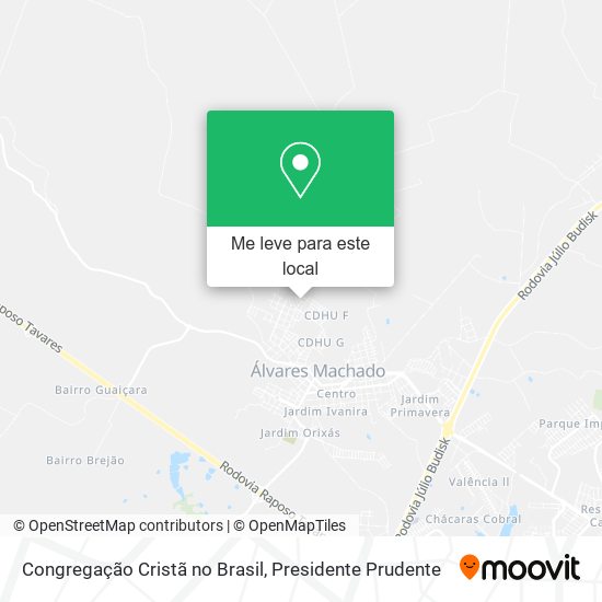 Congregação Cristã no Brasil mapa