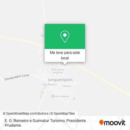 E. O. Romeiro e Guimatur Turismo mapa
