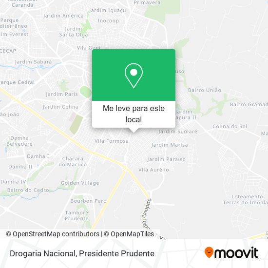 Drogaria Nacional mapa