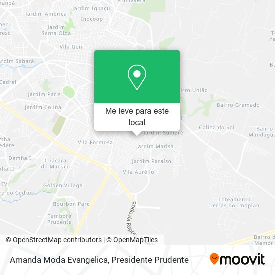 Amanda Moda Evangelica mapa