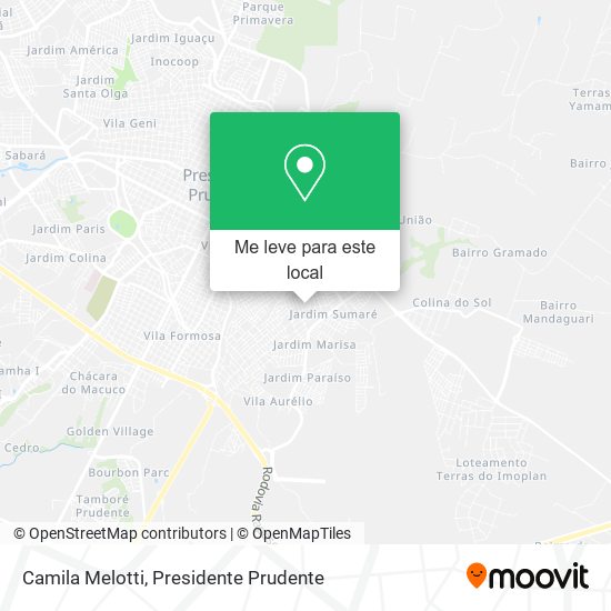 Camila Melotti mapa