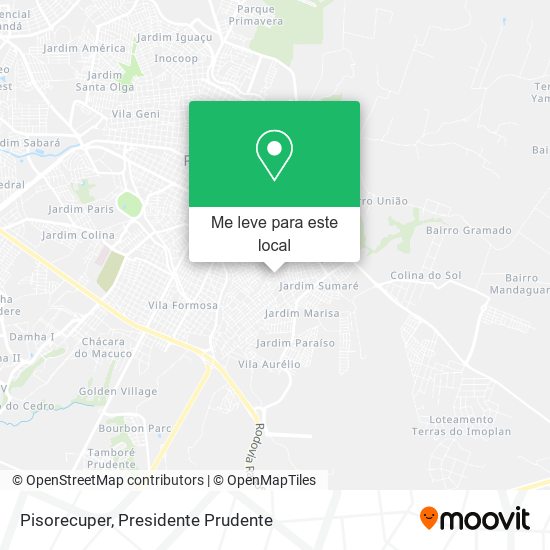 Pisorecuper mapa