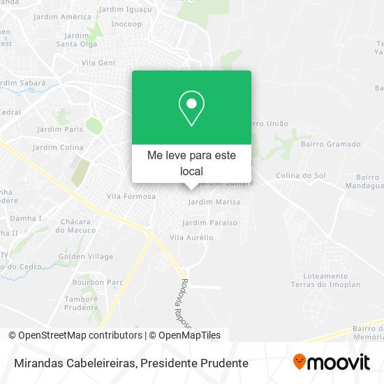Mirandas Cabeleireiras mapa
