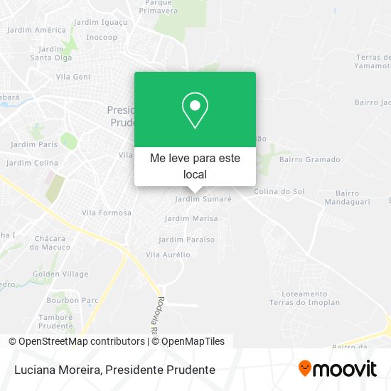 Luciana Moreira mapa