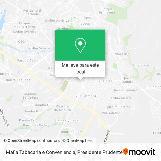 Mafia Tabacaria e Conveniencia mapa