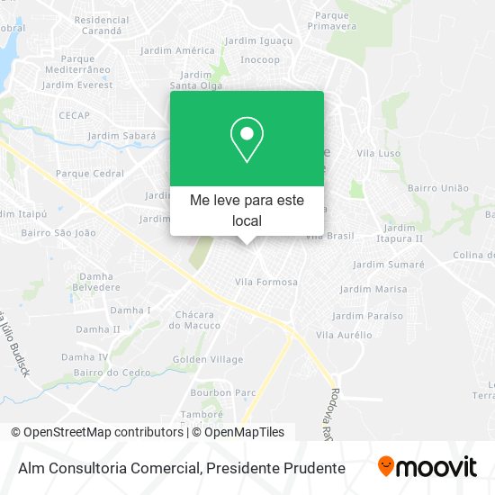 Alm Consultoria Comercial mapa