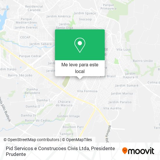 Pid Servicos e Construcoes Civis Ltda mapa