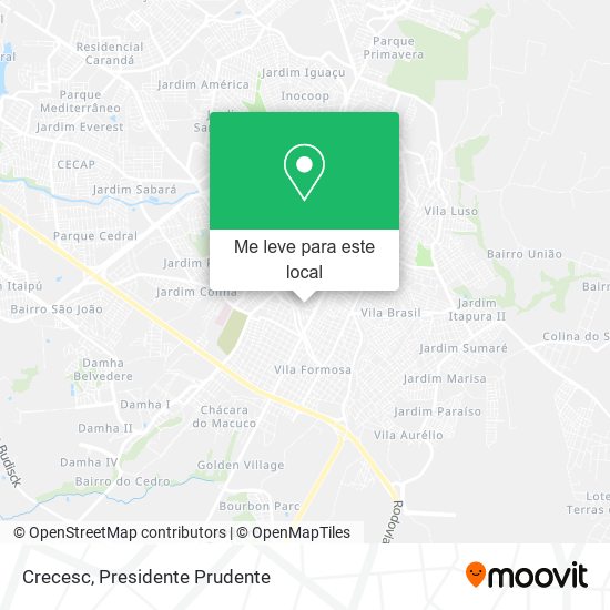 Crecesc mapa